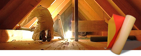 przykładowy przekrój przegrody stropodachu wentylowanego